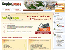 Tablet Screenshot of amaguiz.explorimmo.com